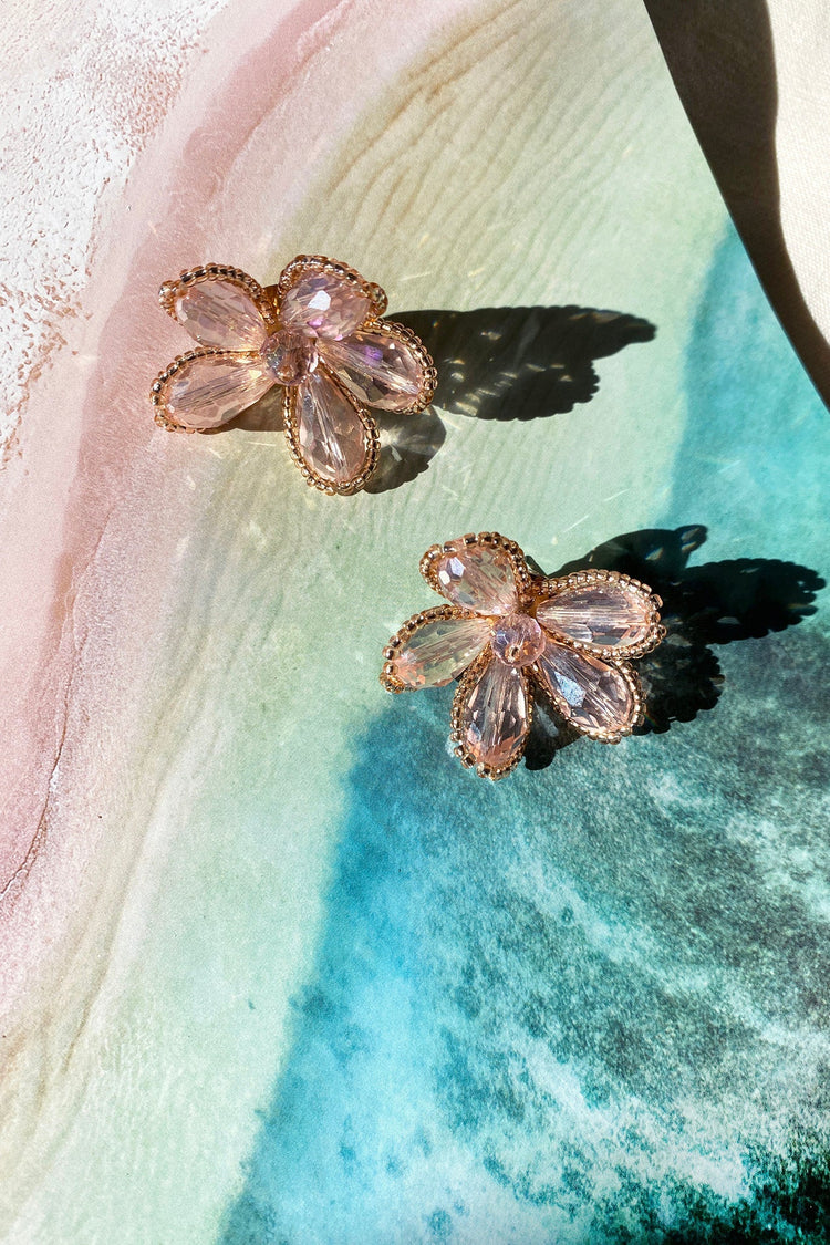 Eden Gold Earrings - Rose Gold ACCESSORIES Sage and Paije