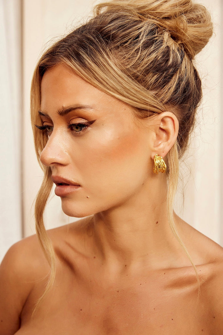 Salty Shasta Earrings - Gold ACCESSORIES Sage and Paije