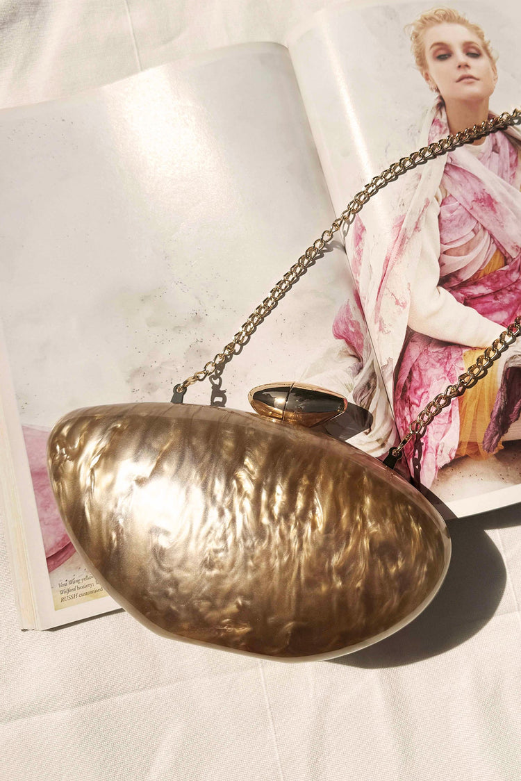 Mesmerising Magic Clutch Bag - Champagne