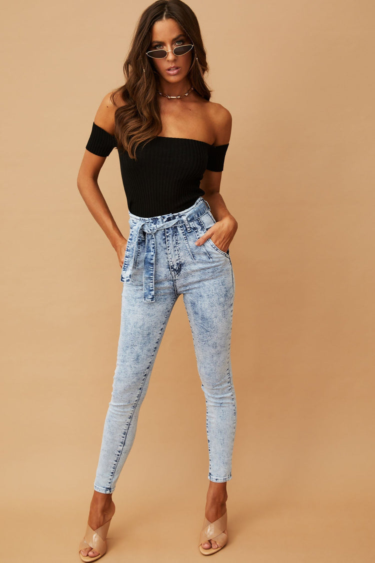 Double Standards Denim Jeans - Blue DENIM Sage and Paije