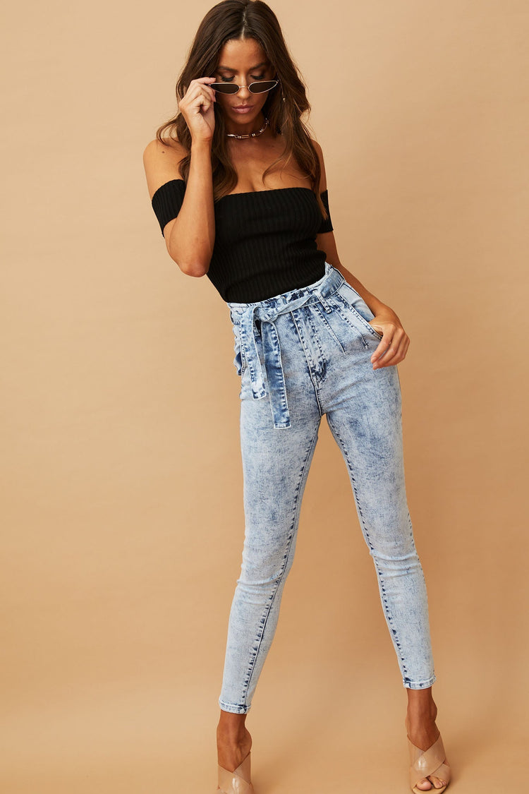Double Standards Denim Jeans - Blue DENIM Sage and Paije