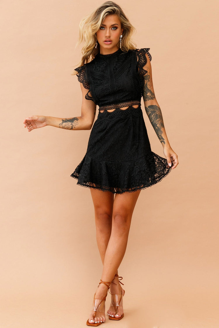 Worth The Chase Dress - Black DRESSES Sage and Paije