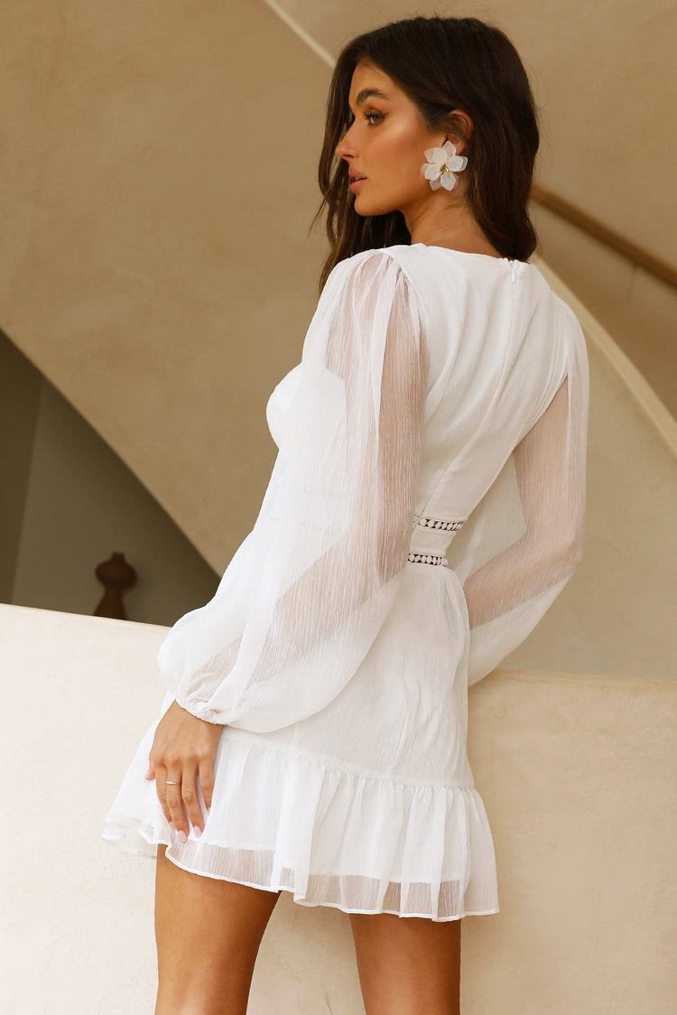 In Heaven Mini Dress - White DRESSES Sage and Paije