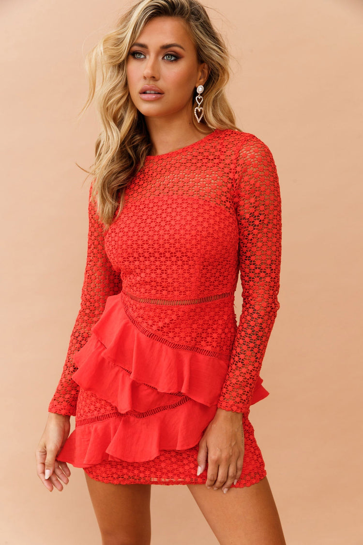 Dreaming Of April Dress - Red DRESSES Sage and Paije