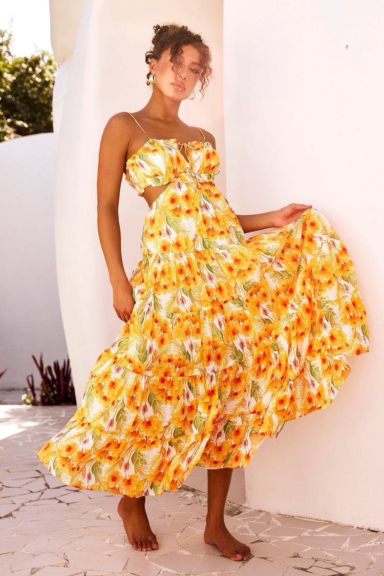 Forever Yours Maxi Dress - Yellow DRESSES Sage and Paije