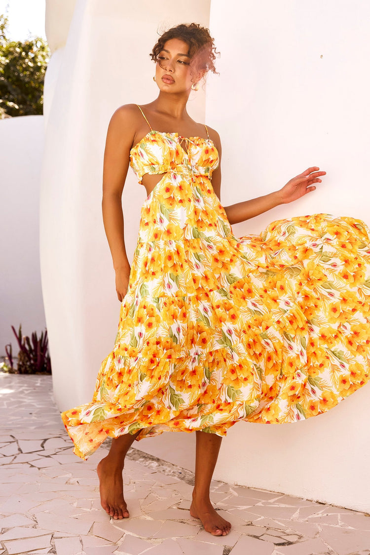 Forever Yours Maxi Dress - Yellow DRESSES Sage and Paije