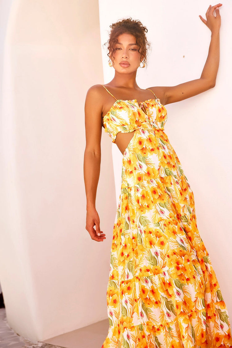 Forever Yours Maxi Dress - Yellow DRESSES Sage and Paije