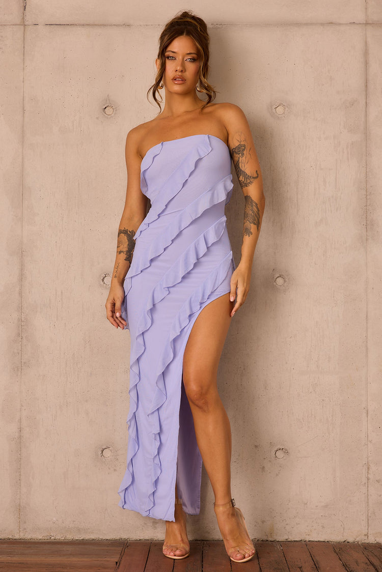 Gold Rush Maxi Dress - Cornflower DRESSES Sage and Paije