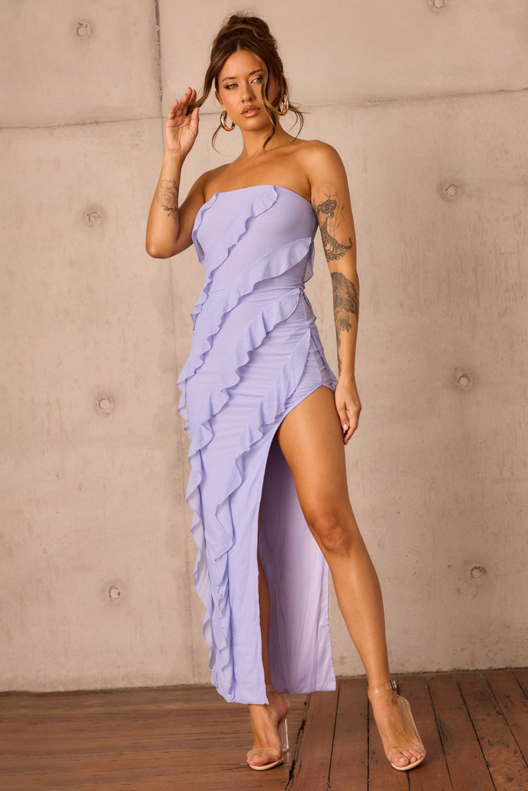 Gold Rush Maxi Dress - Cornflower DRESSES Sage and Paije