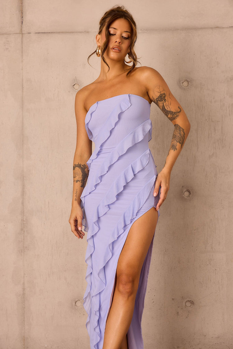 Gold Rush Maxi Dress - Cornflower DRESSES Sage and Paije