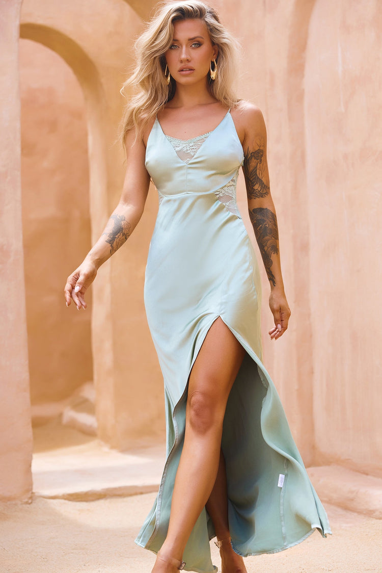 Sightseer Maxi Dress - Sage DRESSES Sage and Paije