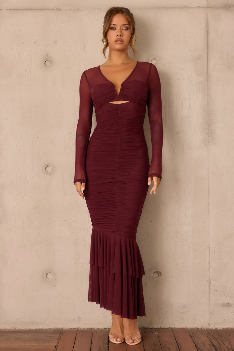 Whispering Love Maxi Dress - Wine DRESSES Sage and Paije