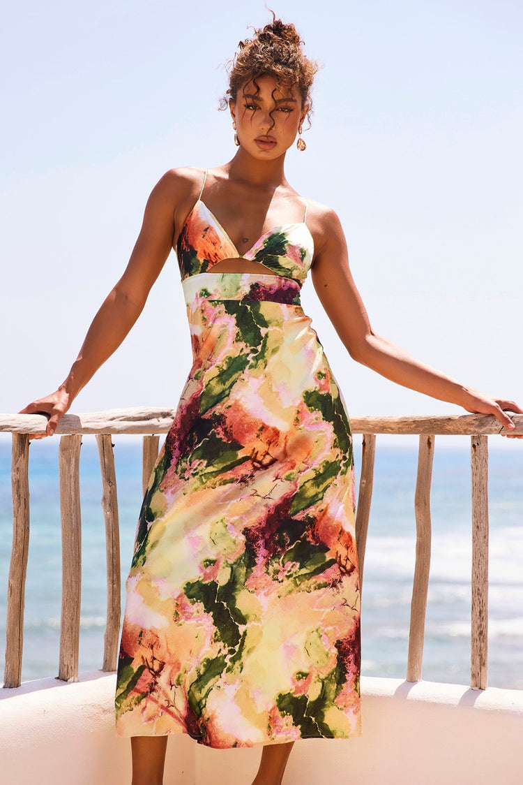 Ivy Midi Dress - Multi DRESSES Sage and Paije