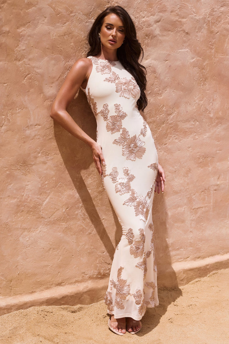 Siren Maxi Dress - Ivory DRESSES Sage and Paije