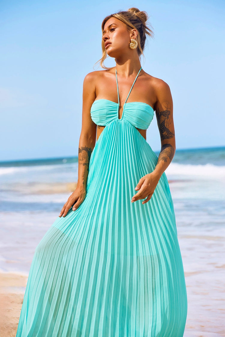 Martini Maxi Dress - Sea Green DRESSES Sage and Paije