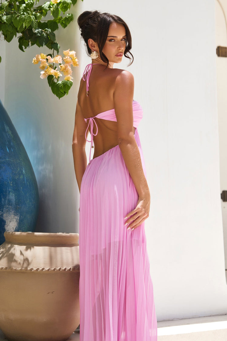 Martini Maxi Dress - Pink