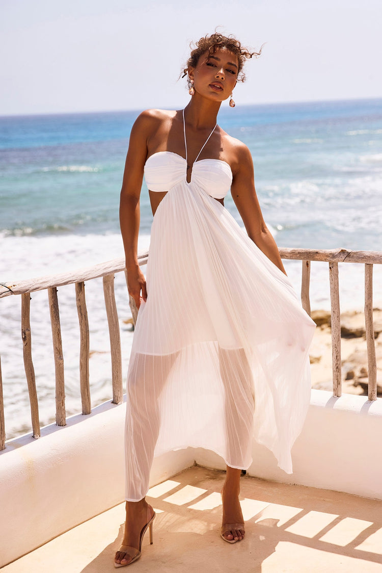 Martini Maxi Dress - White DRESSES Sage and Paije