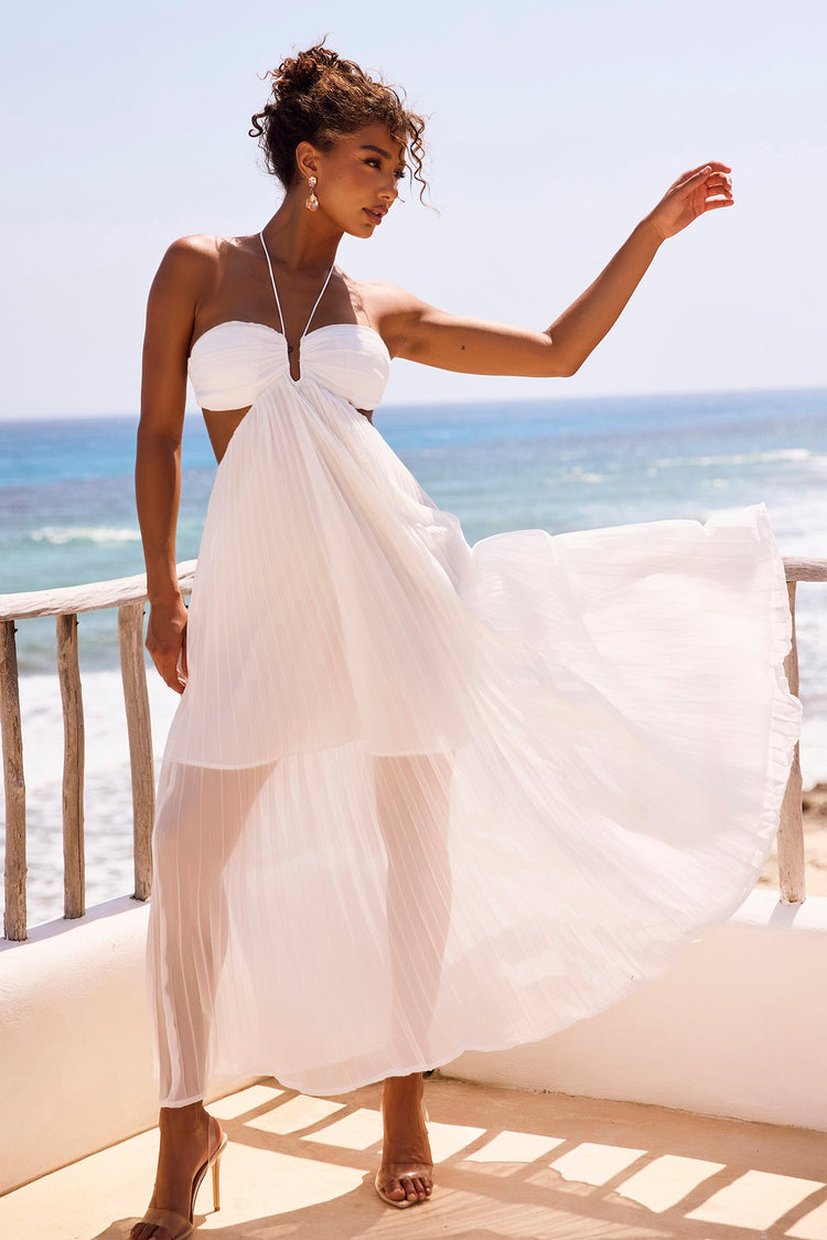 Martini Maxi Dress - White DRESSES Sage and Paije
