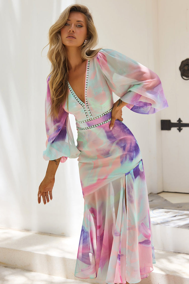 Zephine Maxi Dress - Pink Multi