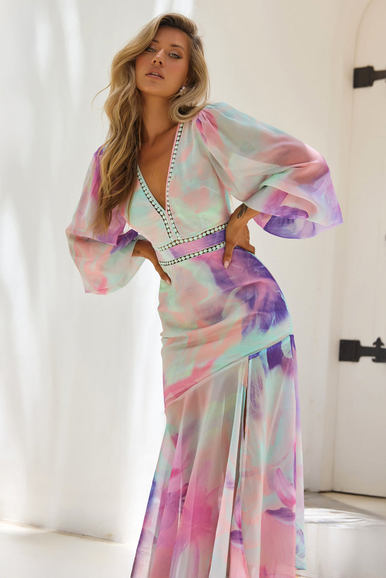 Zephine Maxi Dress - Pink Multi