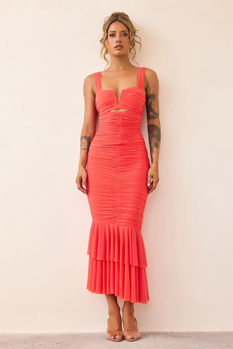 Eternal Muse Maxi Dress - Red-DRESSES