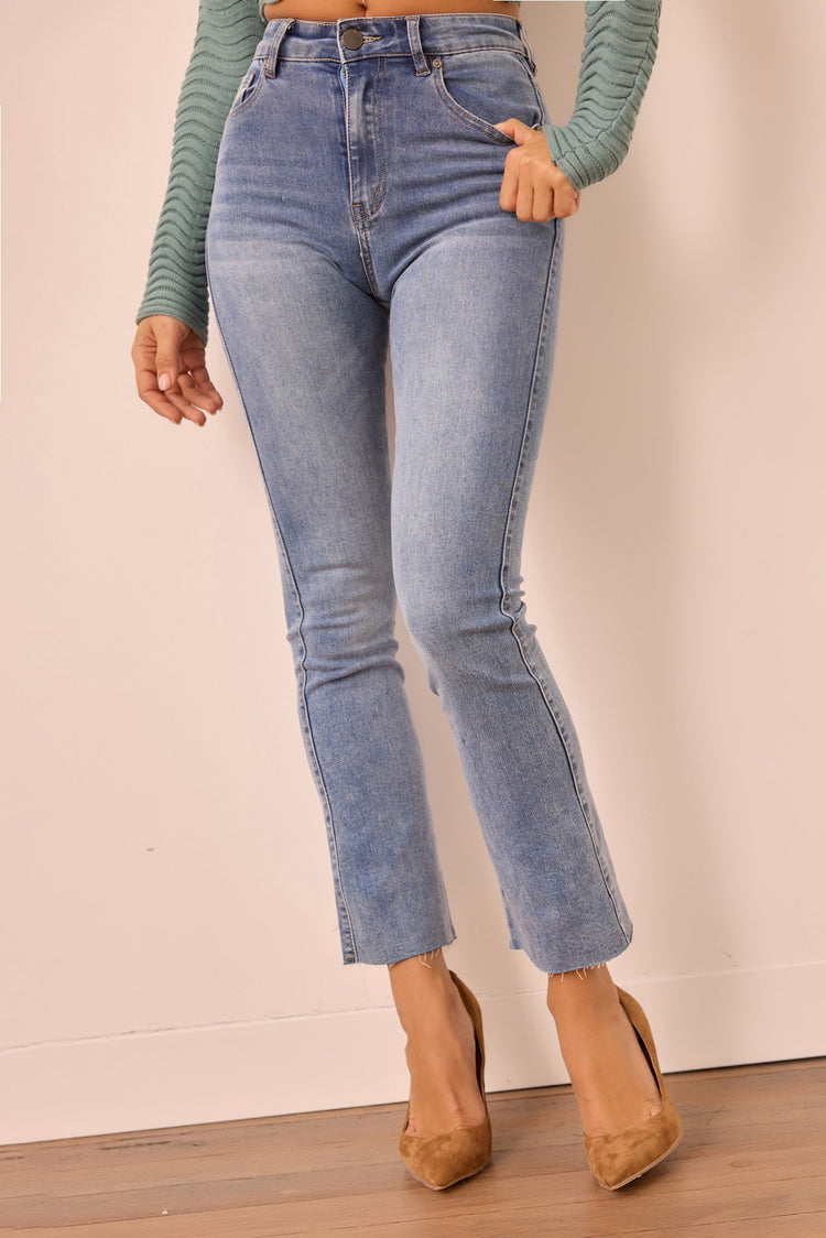 Saltwater Blue Jeans - Washed Blue DENIM Sage and Paije