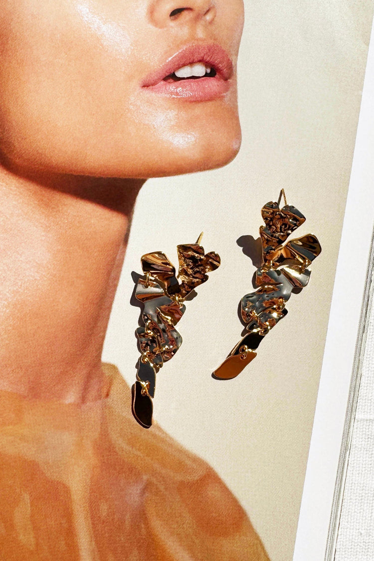 Cosmos Earrings - Gold ACCESSORIES Sage and Paije