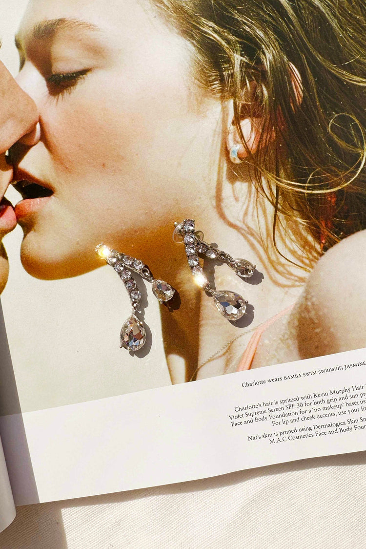 Take A Moment Earrings - Silver ACCESSORIES Sage and Paije