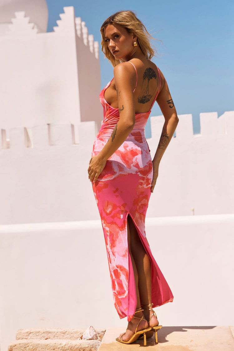 Perfect City Maxi Dress - Pink Multi DRESSES Sage and Paije