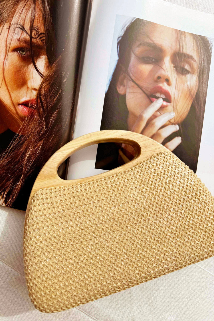 Vintage Summer Clutch Bag - Orange Multi ACCESSORIES Sage and Paije