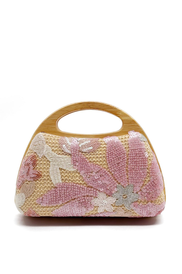Etta Clutch Bag - Pink Multi ACCESSORIES Sage and Paije