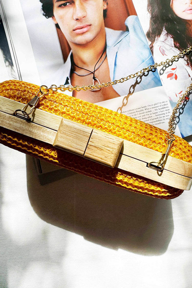 Nora Clutch Bag - Mango ACCESSORIES Sage and Paije