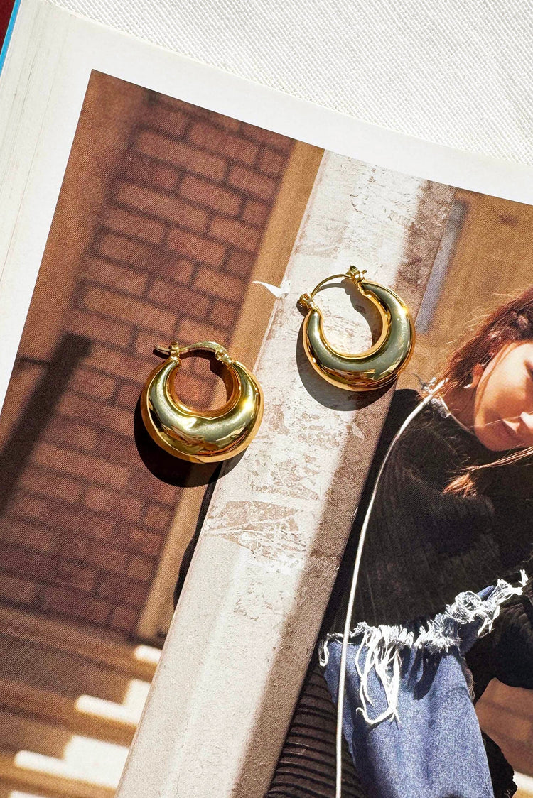 Free Seasons Earrings - Gold ACCESSORIES Sage and Paije