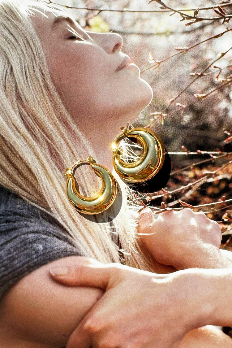 Free Seasons Earrings - Gold ACCESSORIES Sage and Paije