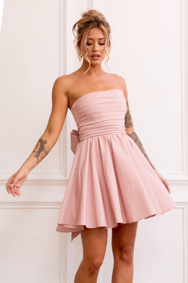 Sugar Crush Mini Dress - Blush DRESSES Sage and Paije