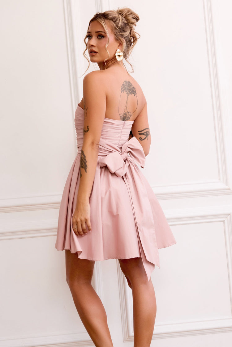 Sugar Crush Mini Dress - Blush DRESSES Sage and Paije