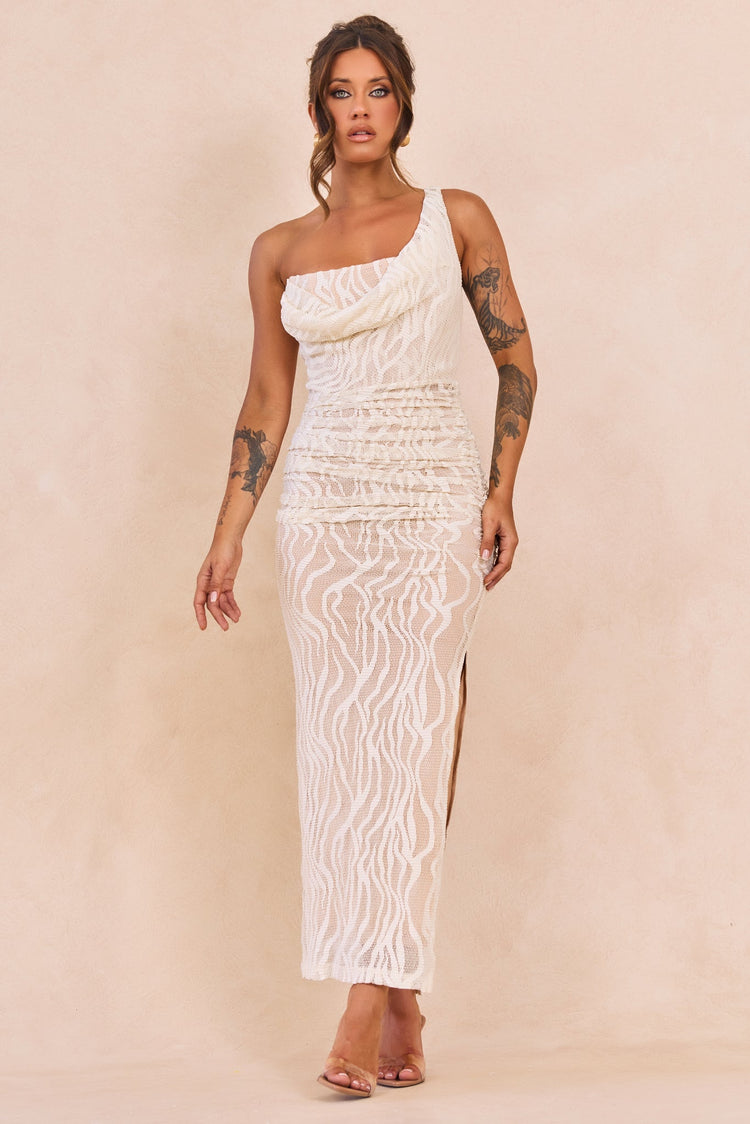 Spotlight Lace Maxi Dress - Ivory