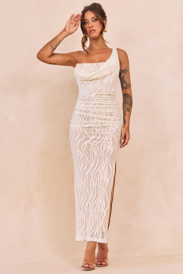 Spotlight Lace Maxi Dress - Ivory