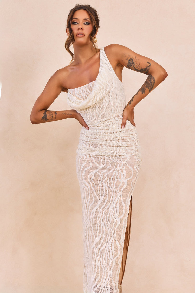 Spotlight Lace Maxi Dress - Ivory