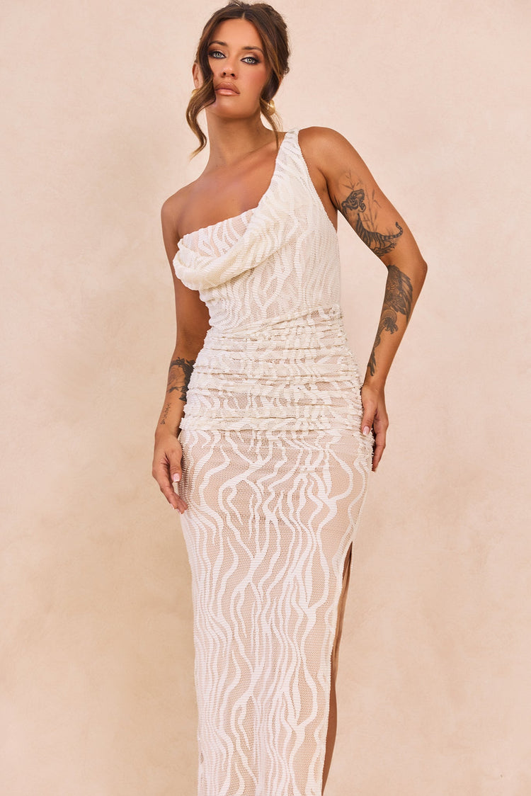 Spotlight Lace Maxi Dress - Ivory