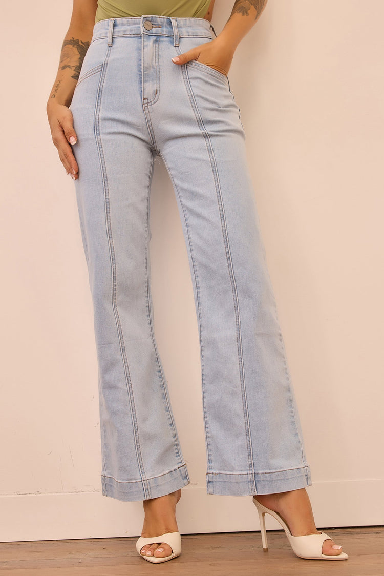 Velvet Age Denim Jeans - Washed Blue