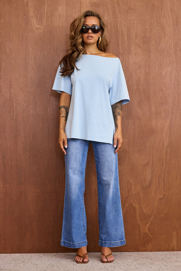 In Your Heart Tee - Sky Blue