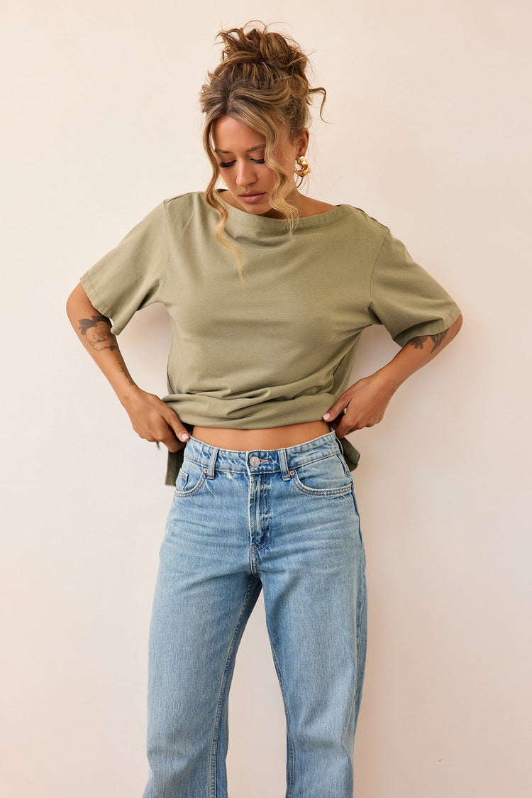 In Your Heart Tee - Olive
