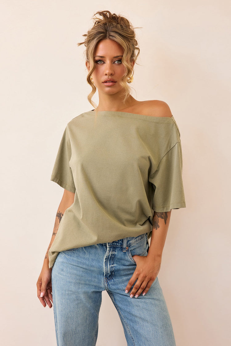 In Your Heart Tee - Olive