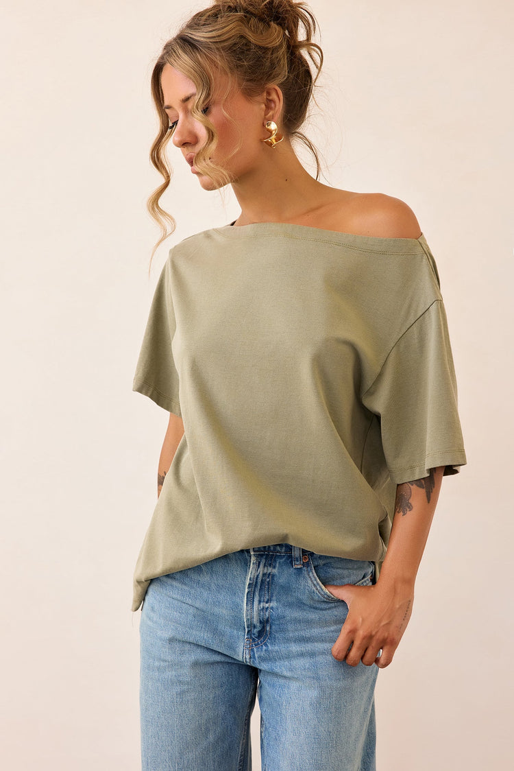 In Your Heart Tee - Olive