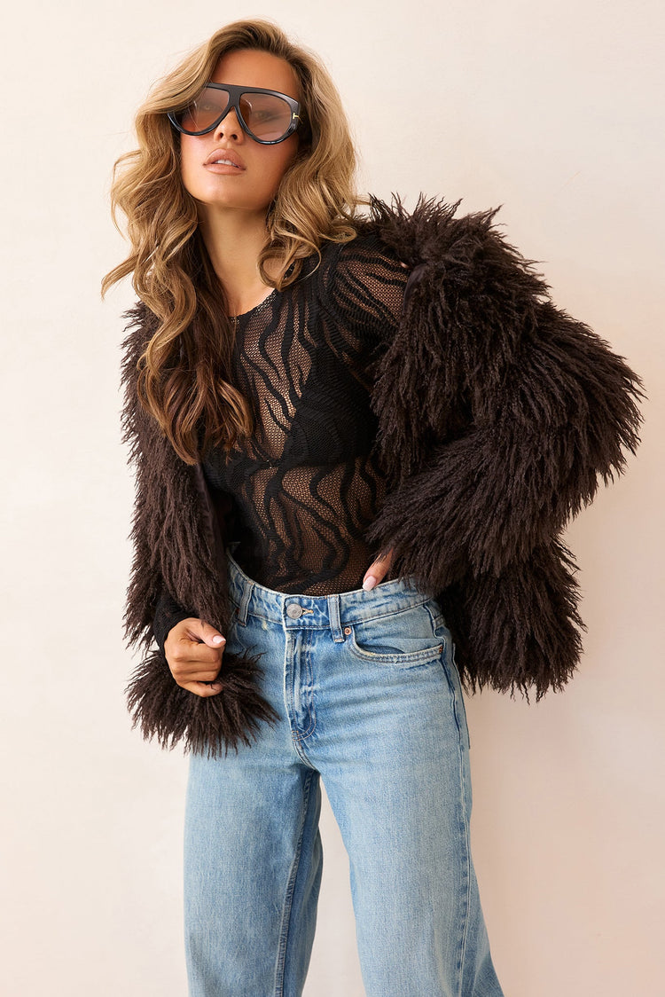 Wild Reverie Jacket - Brown-OUTERWEARS