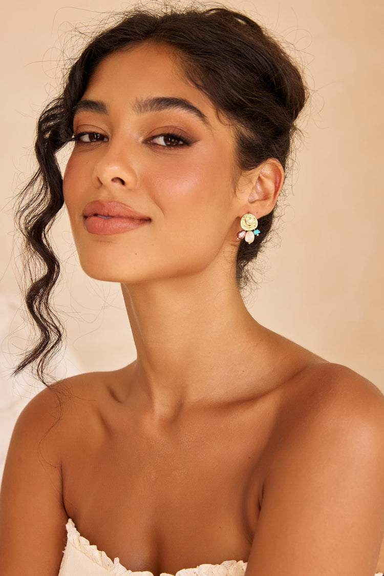 Tesoro Earrings - Gold