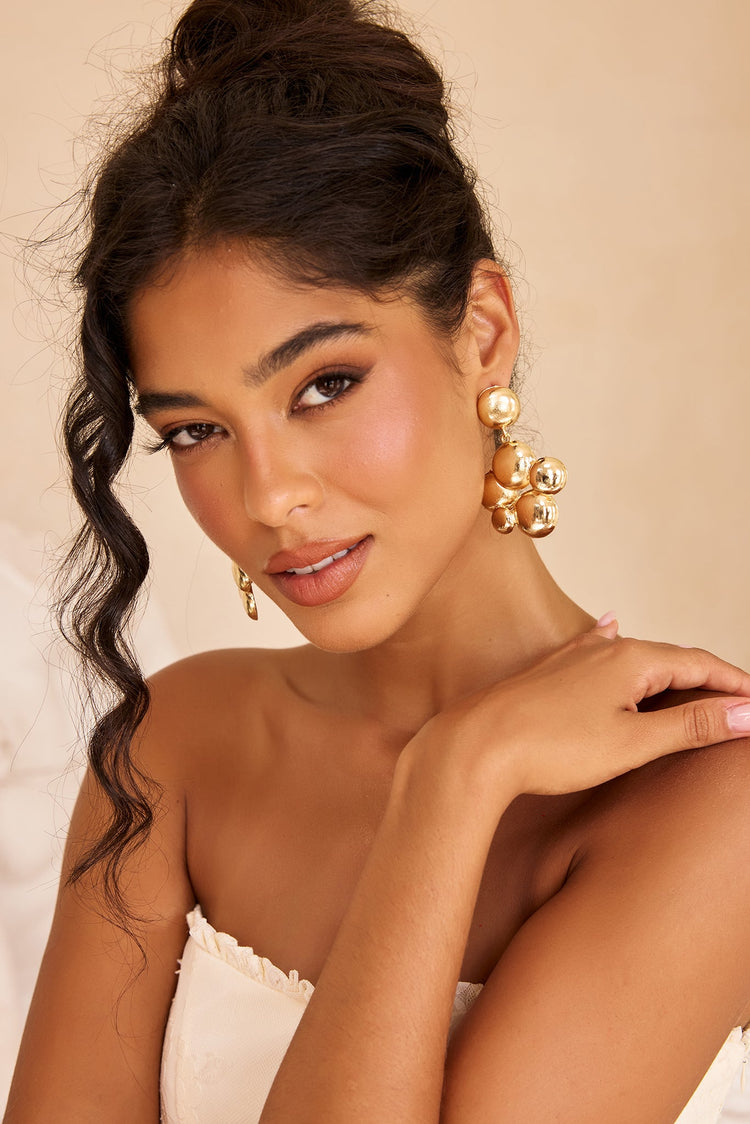 Somewhere in Paradise Earrings - Gold