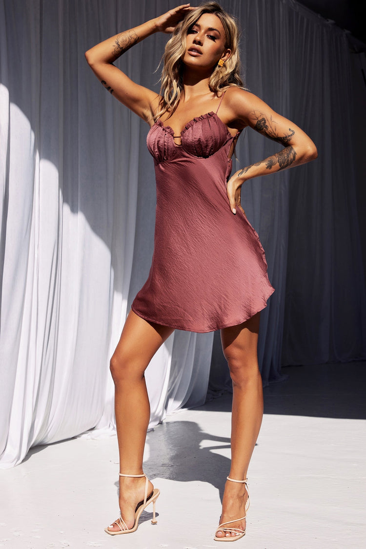 Big Mood Mini Dress - Antique Rose for women