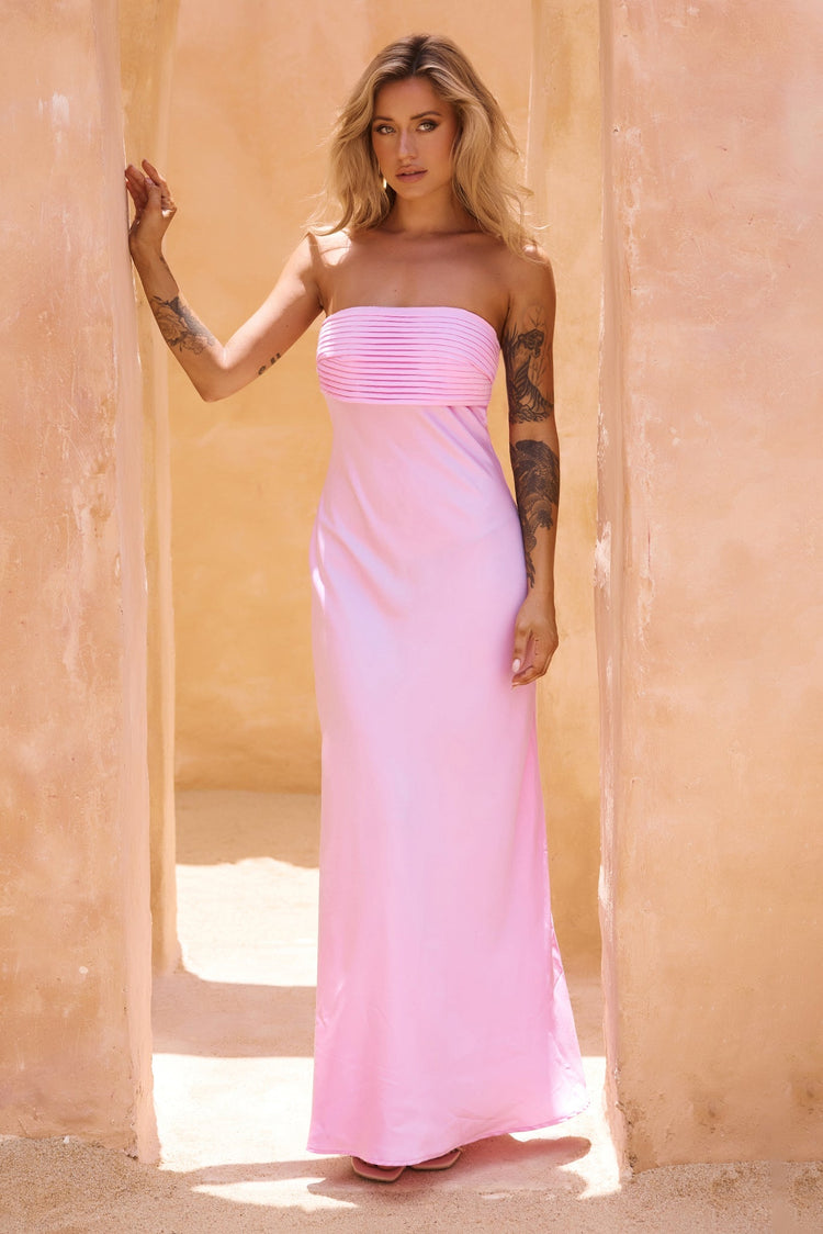 Blake Midi Dress - Baby Pink for women